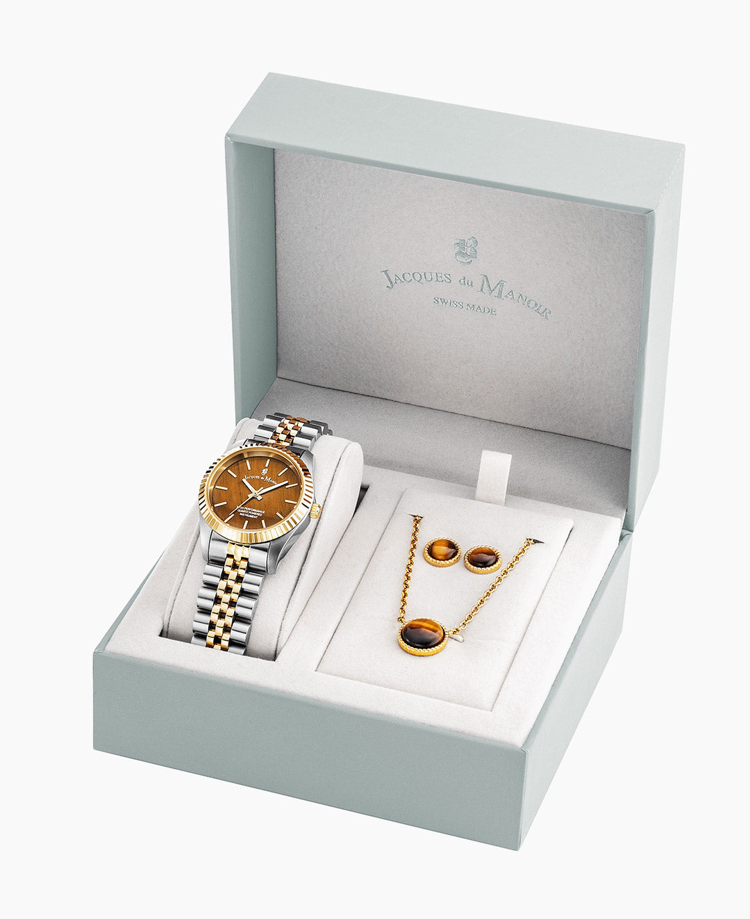 Inspiration Elements 31mm • Two-tone Brown dial watch