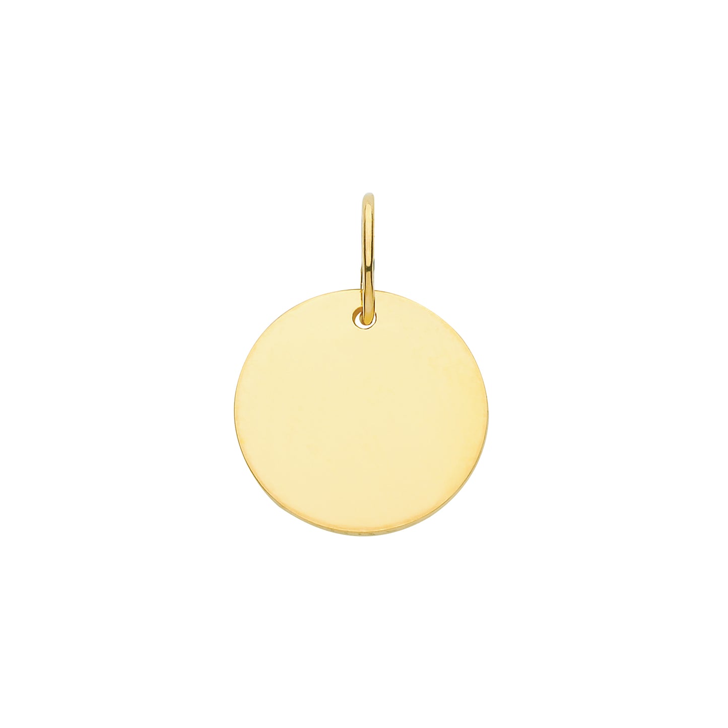 9ct Round Disc 12mm
