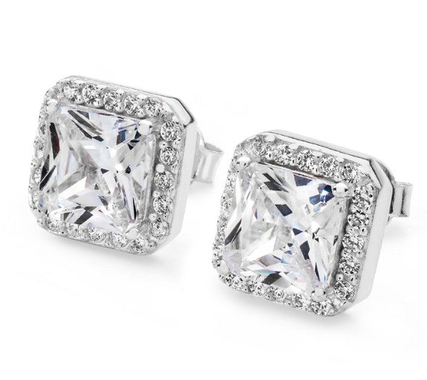 Square CZ Halo