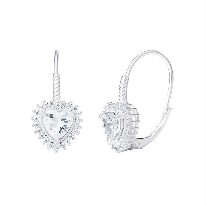 CZ Heart Cluster huggy