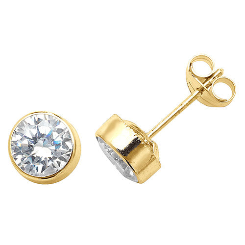 9ct 6mm Rubover