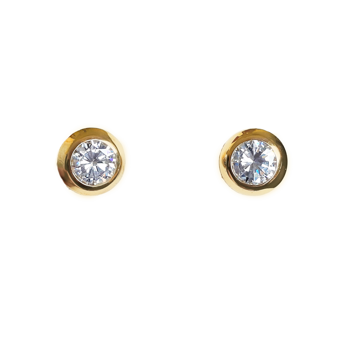 9ct 6mm Cz Rubover