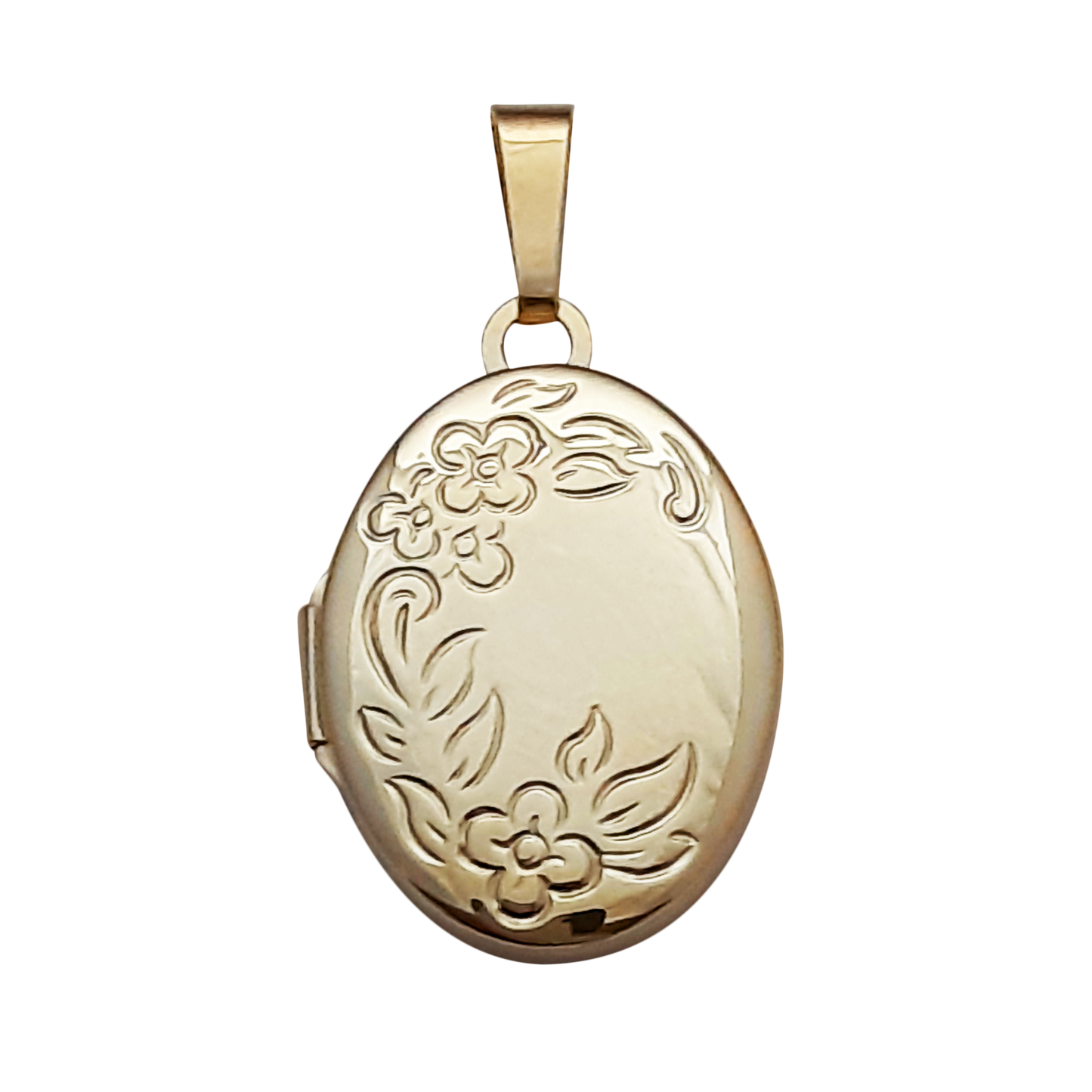 9ct 21mm Floral