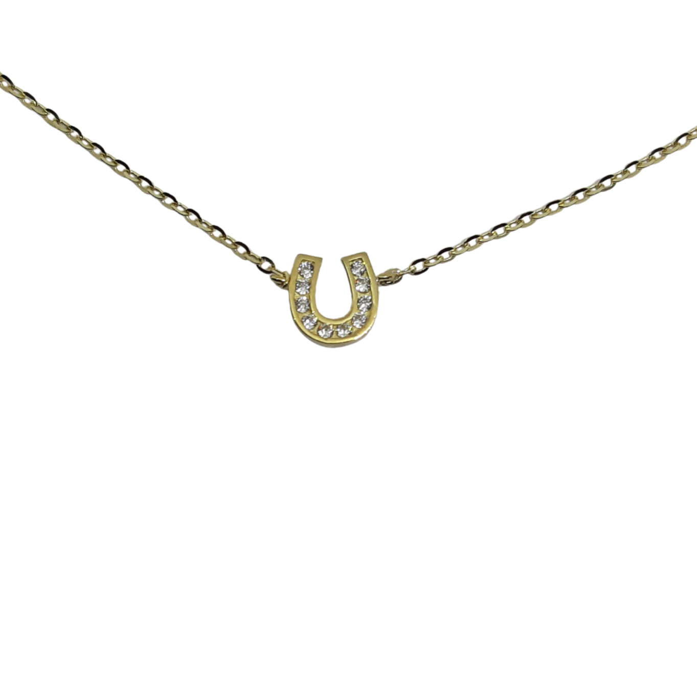 9ct Horseshoe Necklace