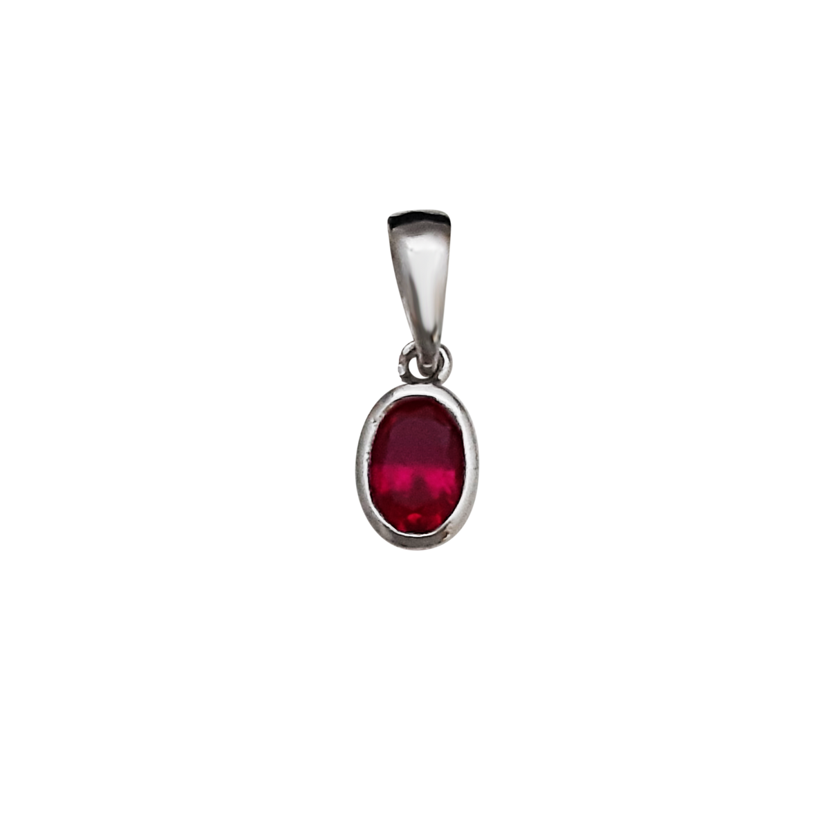 Oval Ruby Red Cz r/ovr