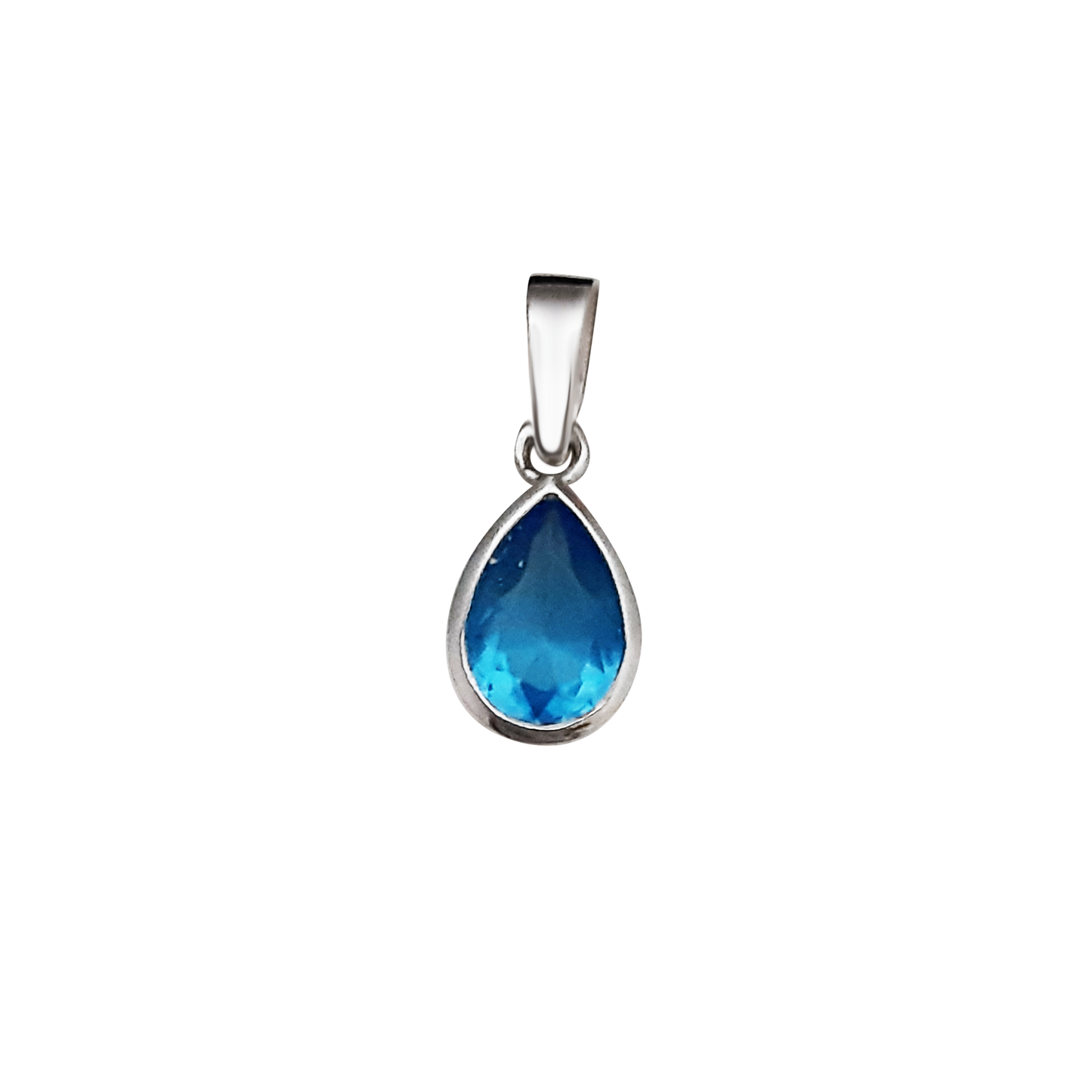 Pear Shape Cz Blue
