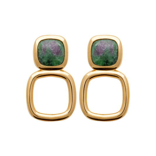 Earrings RUBIS ZOISITE - 13020416