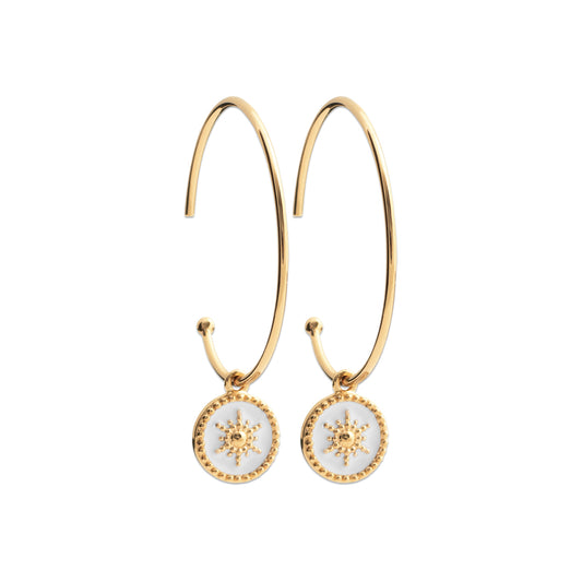 Hoop Earrings Enamel - 1629110