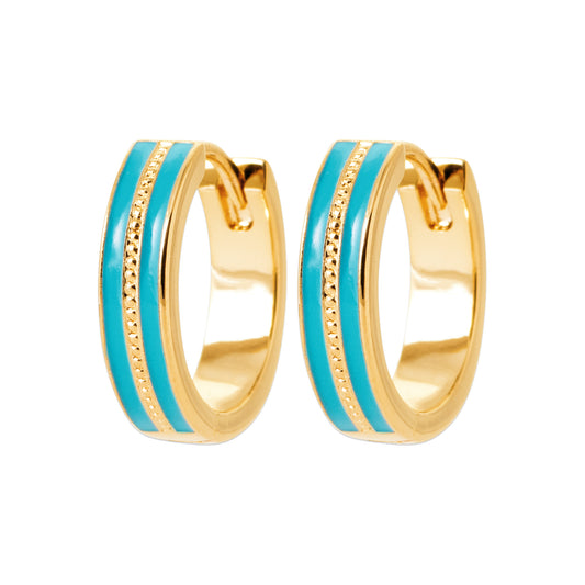 Hoop Earrings Enamel - 1653560