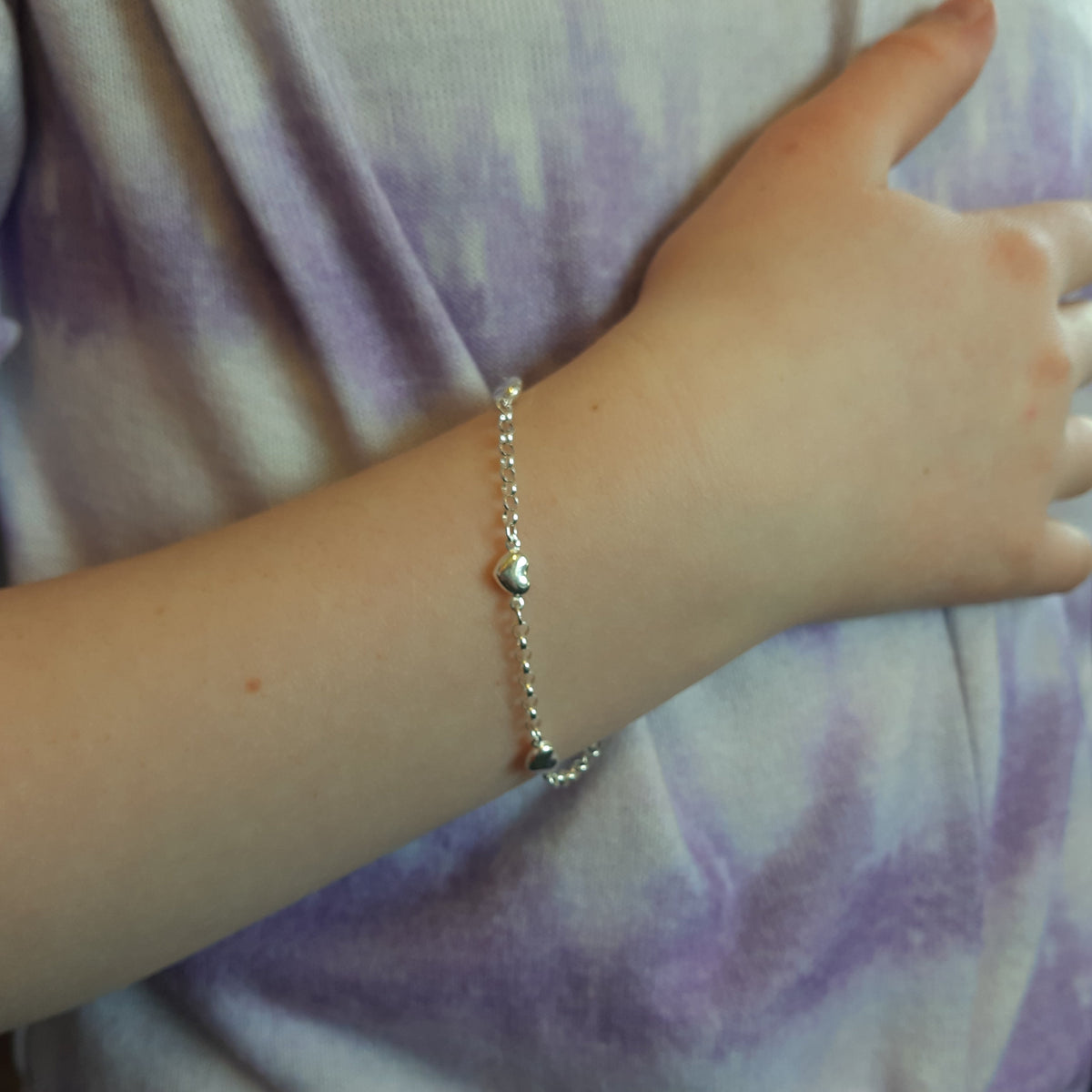 Hearts Child's Bracelet