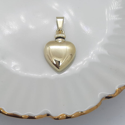 9ct 15mm Heart Container