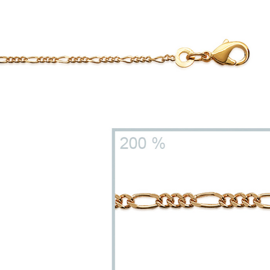 Chain - 1.4mm Figaro 1/3
