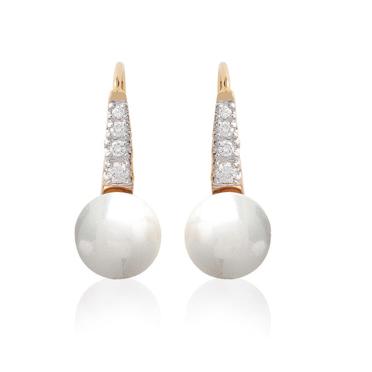 Earrings BICOLORE  - Imitation Pearls - 14165114