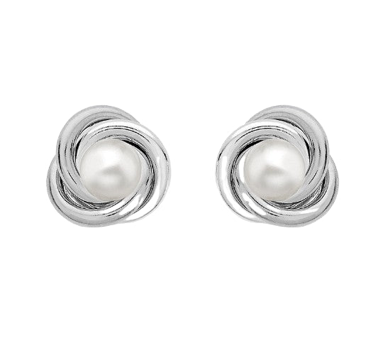 Pearl Knot Stud
