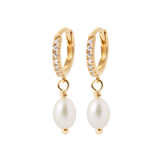 EARRINGS  CULTURED PEARLS CZ - 16628014