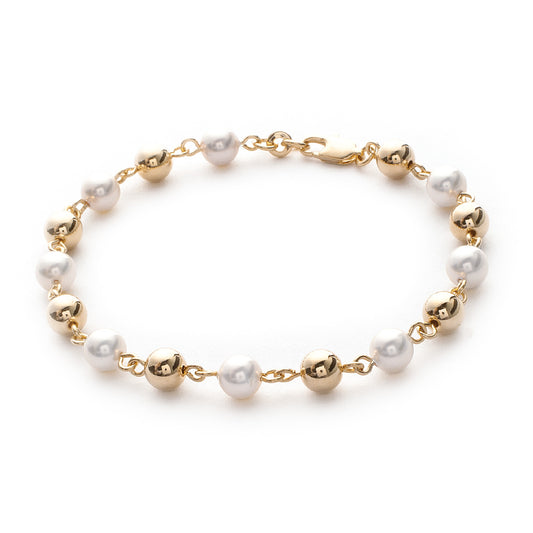 Bracelet - Imitation Pearls