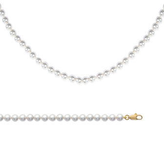 Necklace - Imitation Pearls