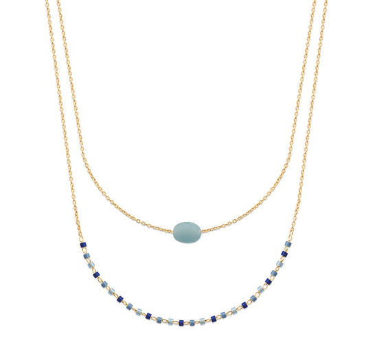 Necklace AMAZONITE - 87334145