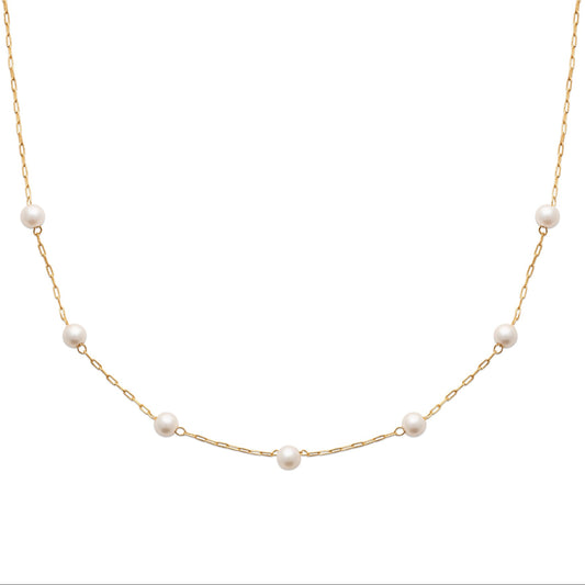 Necklace - Imitation Pearls -87383645