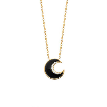 Necklace AGATE NOIRE - 87332345