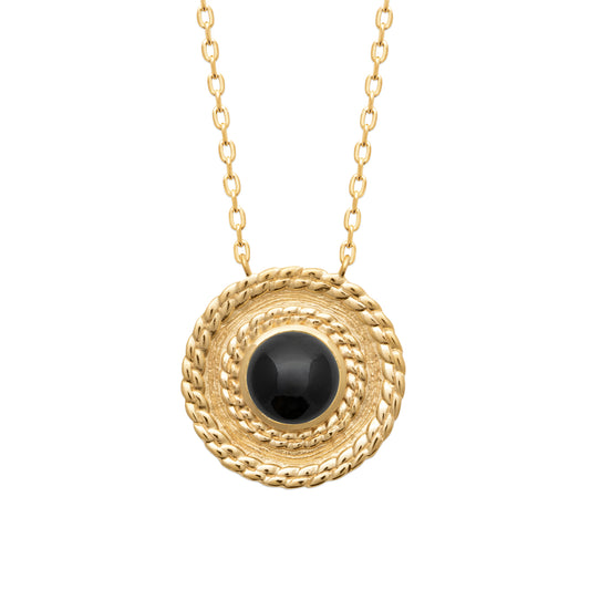Necklace AGATE NOIRE - 87346445
