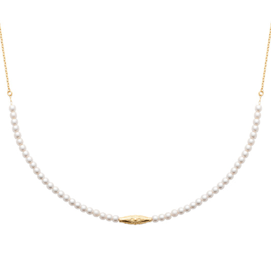 NECKLACE  CZ PEARLS IMITATION  - 87414045
