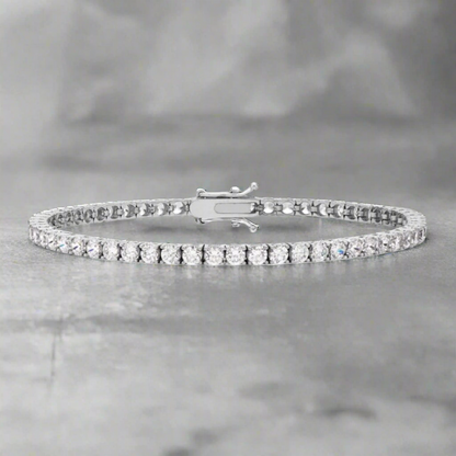 9ct WG CZ Tennis