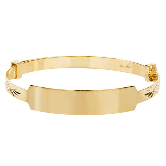 9ct Baby Bangle Star