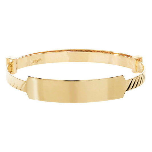 9ct Baby Bangle Lines
