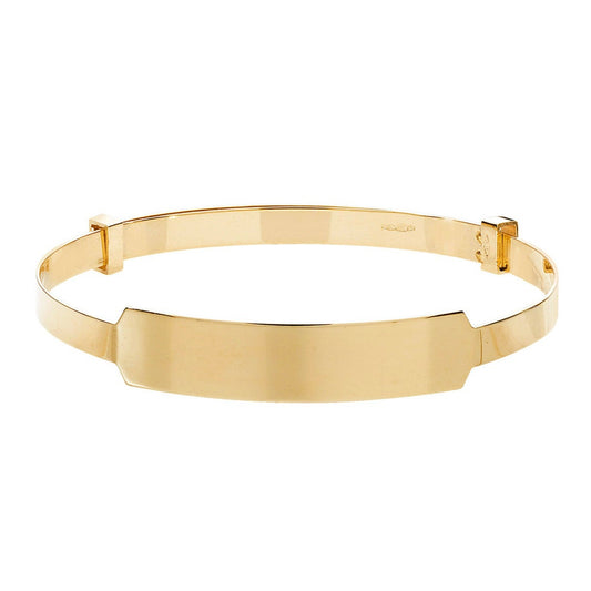 9ct Baby Bangle Plain