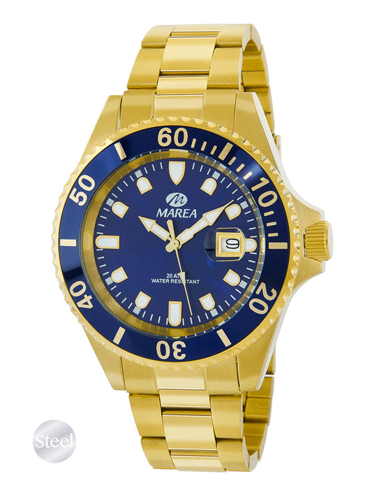Marea Mens Steel Watch