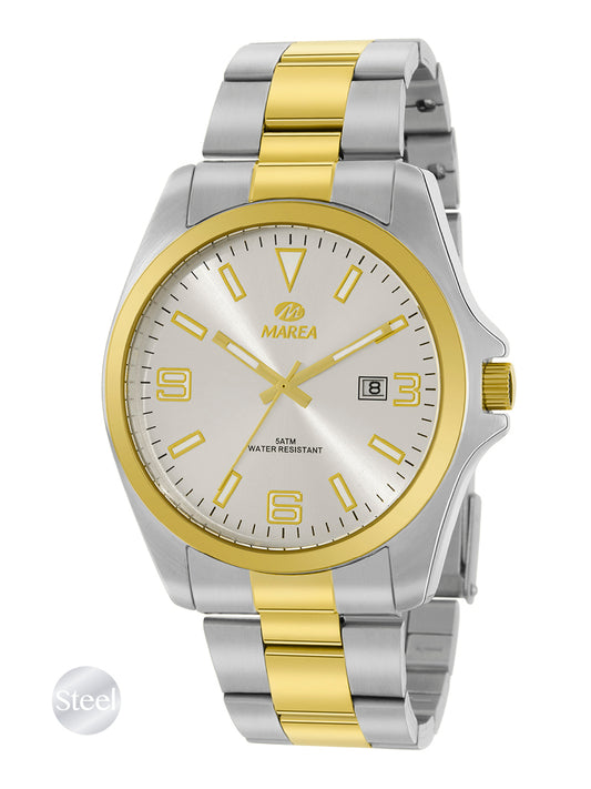 Marea Mens Steel Watch