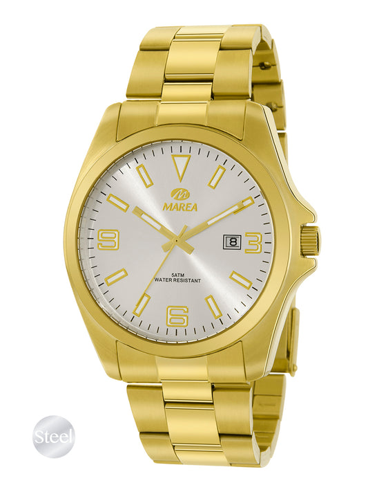 Marea Mens Steel Watch