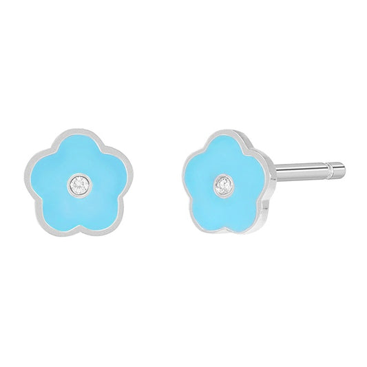 Flower Blue enamel