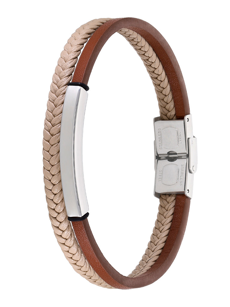 Tan Leather Double