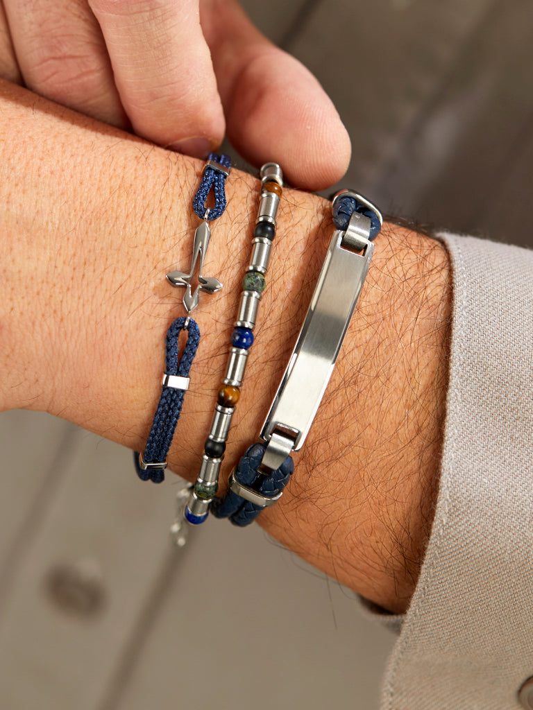 Navy Cord Cross