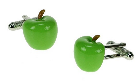 Green Apple Cufflinks