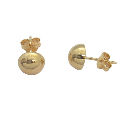 9ct 7mm Half Ball