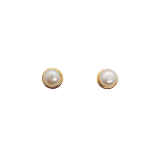 9ct Pearl Gold Stud