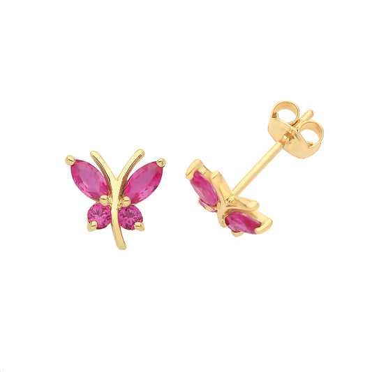 9ct Butterfly Pink