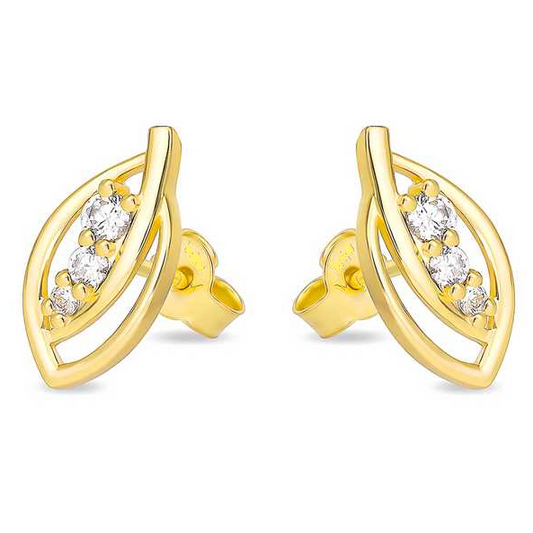 9ct CZ studs