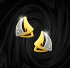 9ct CZ sail