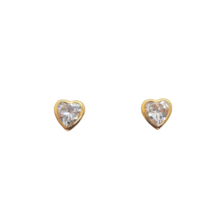 9ct 5mm Heart Rubover