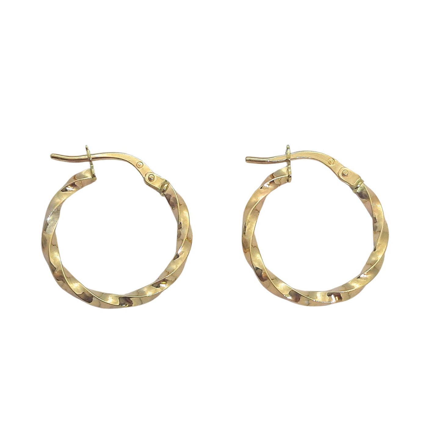 9ct 15mm Twist Hoop
