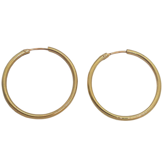 9ct 24mm Hoop