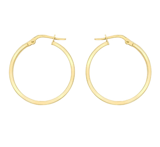 9ct Hoop 24mm