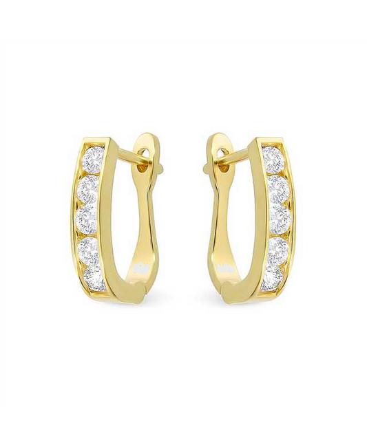 9ct CZ Huggies