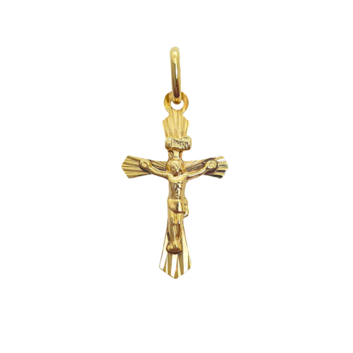 9ct 20mm Crucifix D/C