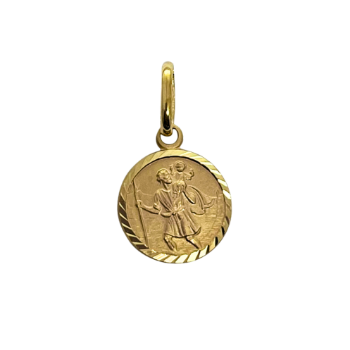 9ct 10mm St Chris