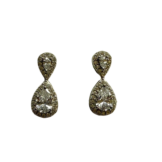 Pear Stud CZ